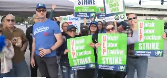 Thousands of Kaiser Permanente health care workers across California and Hawaii went on strike on Monday