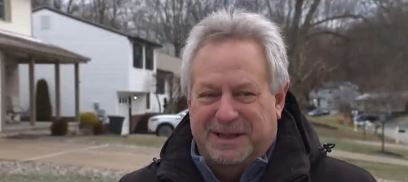 A South Park man says several people protested in front of his house