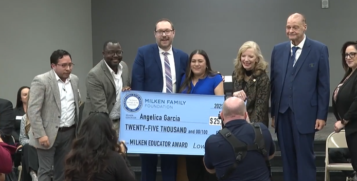 The foundation honors educators across the country