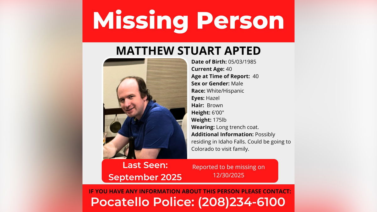Pocatello Police seek public’s help finding ‘critically missing’ endangered man