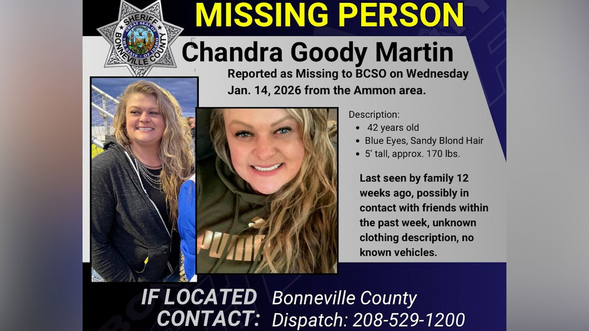Bonneville County Sheriff’s Office finds missing Ammon woman