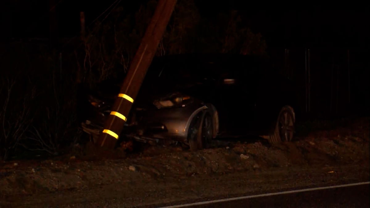 Mountain View Road Reopens After Power Pole Crash in Desert Hot Springs