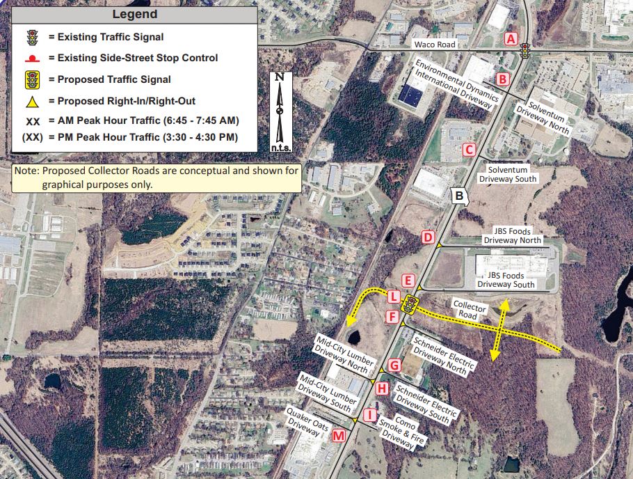 Route B study indicates new crossroad