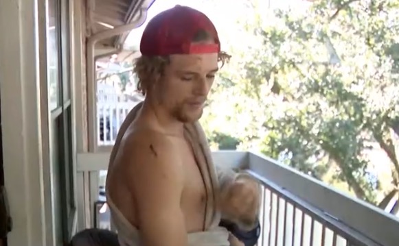 The victim told deputies he drove to the apartment to meet Aksell when the three men attacked him