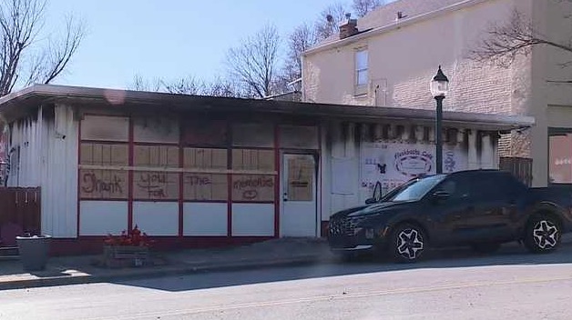 The fire not only destroyed the diner but also the Conrads' home