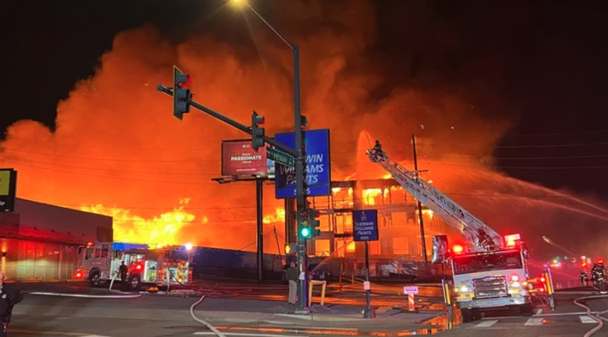 The 38-year-old Aurora man jailed for investigation of arson for allegedly setting a five-alarm fire in Denver in early January "sees and hears things ... he has a mental condition