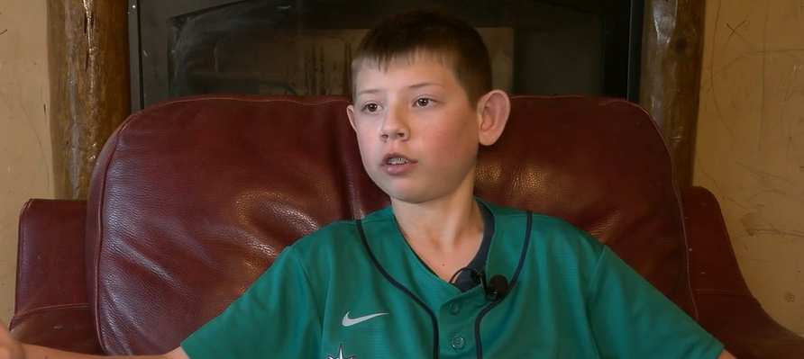 Walk into 13-year-old Seton James' room