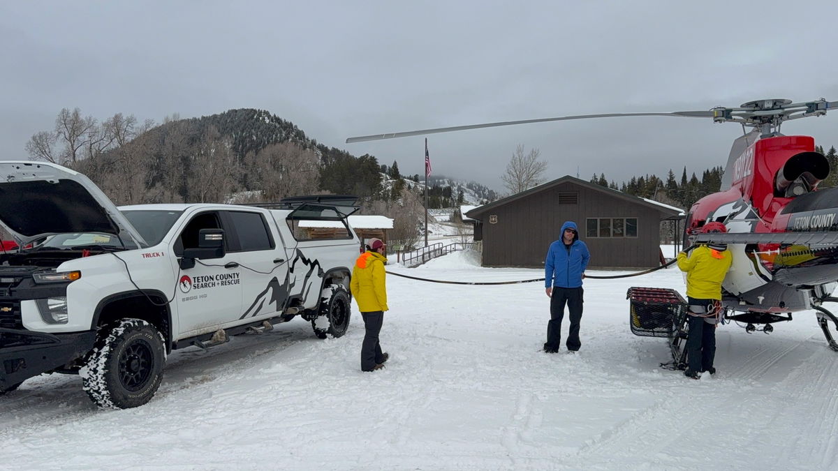 Snowmobiler rescued after crash at Togwotee Pass