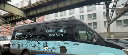 A community care van is rolling through South Brooklyn neighborhoods to deliver case management and check-in services to people facing criminal charges while out on pretrial supervised release.