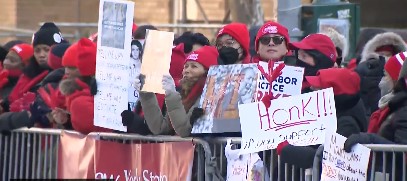 There's no end in sight for the New York City nurses strike