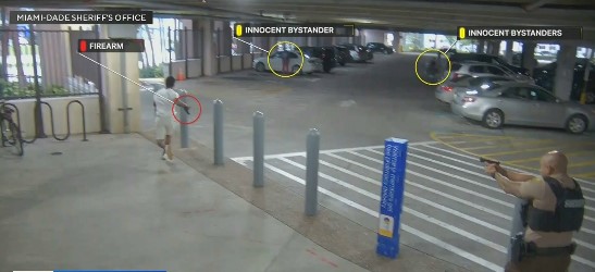 The Miami-Dade Sheriff's Office has released body camera and surveillance footage showing a deadly confrontation between a deputy and an alleged shoplifter at a Walmart in Southwest Miami-Dade.