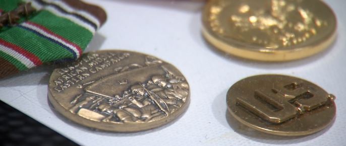 A century-old World War II veteran from Montgomery County has been reunited with his military dog tags after they were lost for more than 80 years