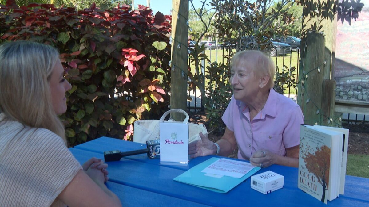 Melissa Ellison is a certified end-of-life doula with Floradoula LLC. She works with people facing a terminal diagnosis