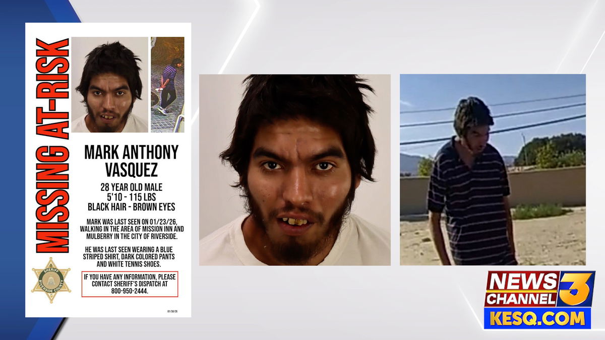 Coachella Valley man with mental illness missing since Jan. 23
