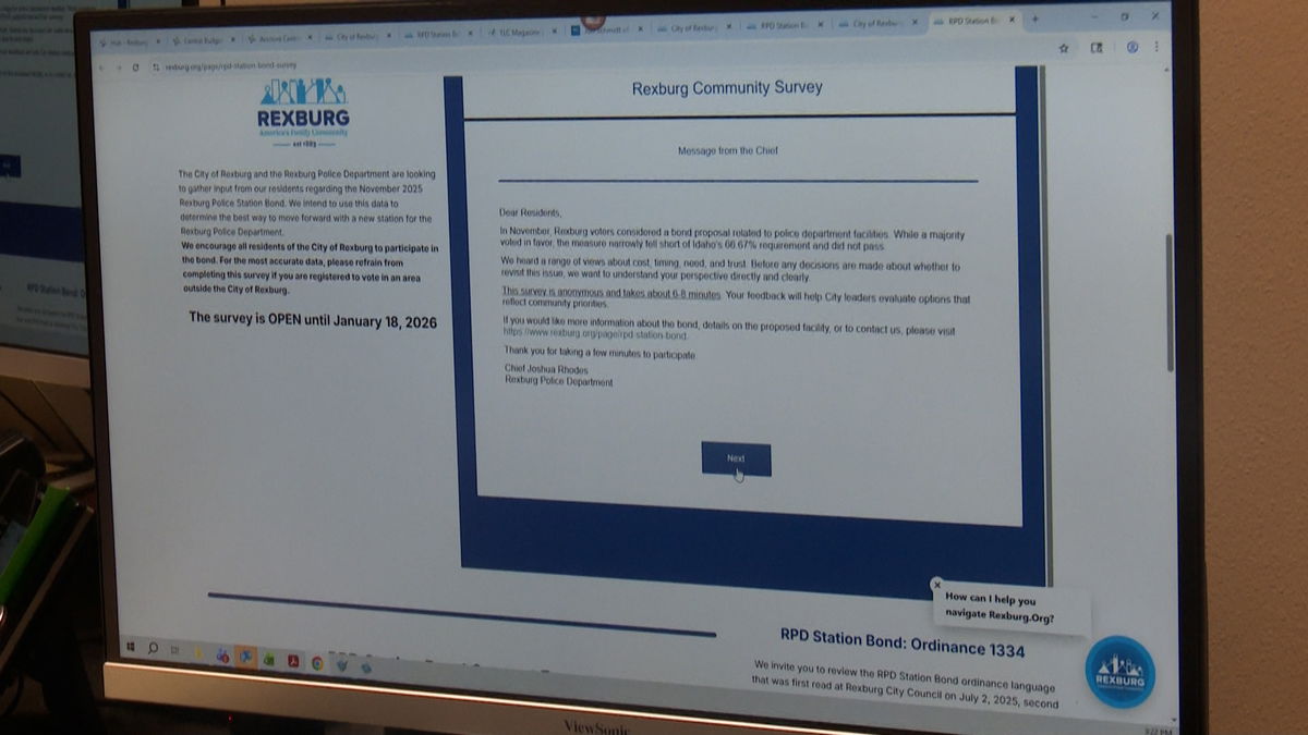 Rexburg launches public survey following failed police station bond