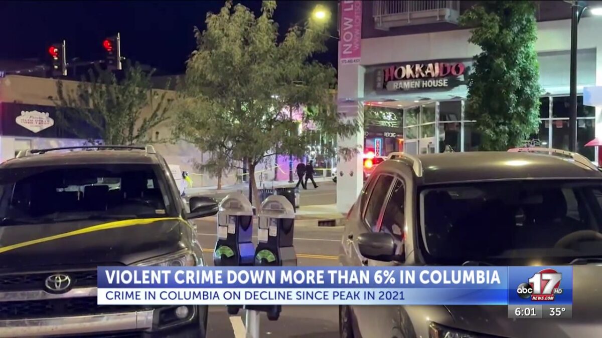 MSHP data shows downward trend for violent crime in Columbia