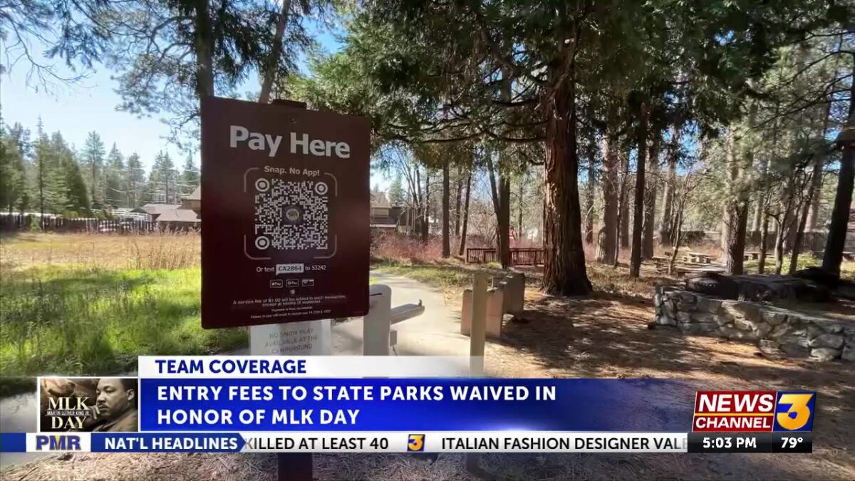 Entry fees to state parks waived in honor of MLK Day