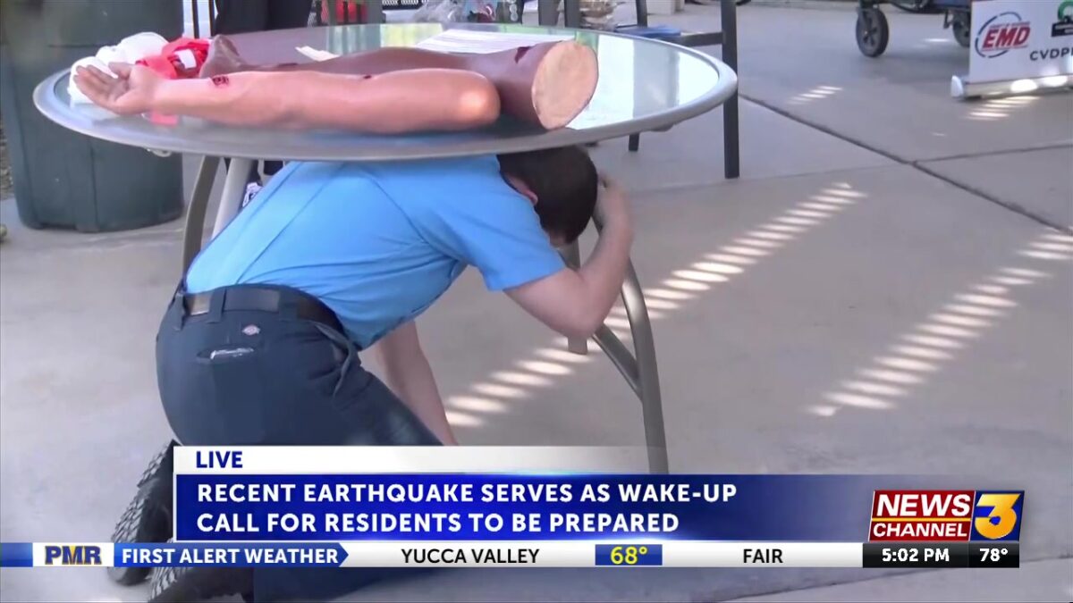 Recent earthquakes are wake-up call for residents to be prepared