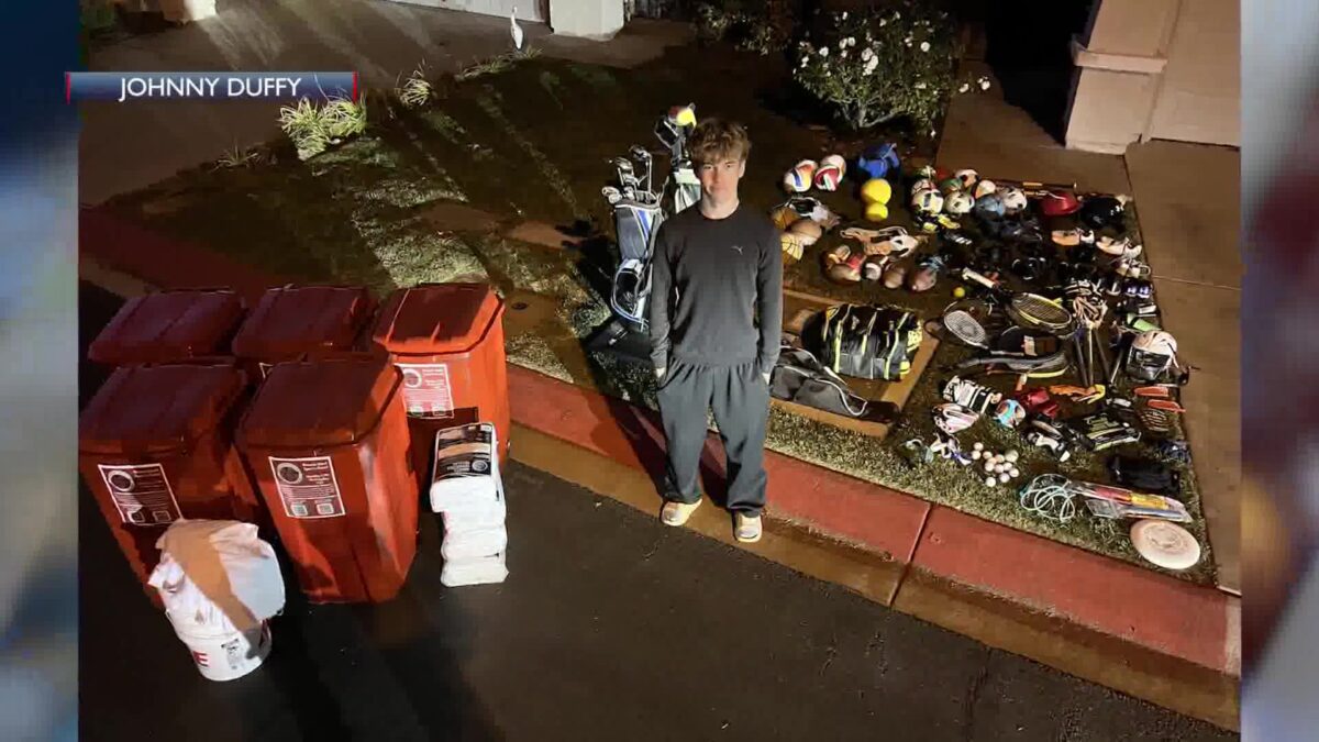 Student-Led Sports Gear Drive Becomes a Big Hit in the Community