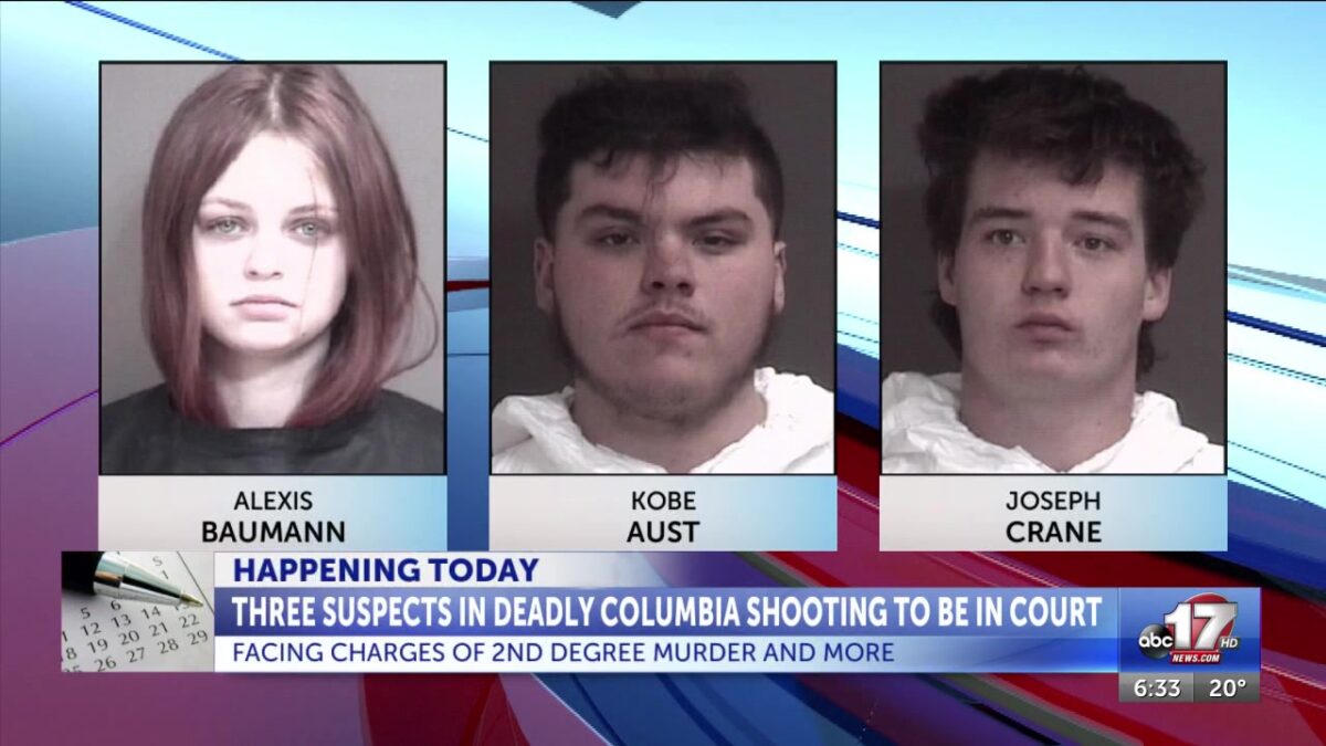 Three charged in deadly Columbia shooting to appear in court