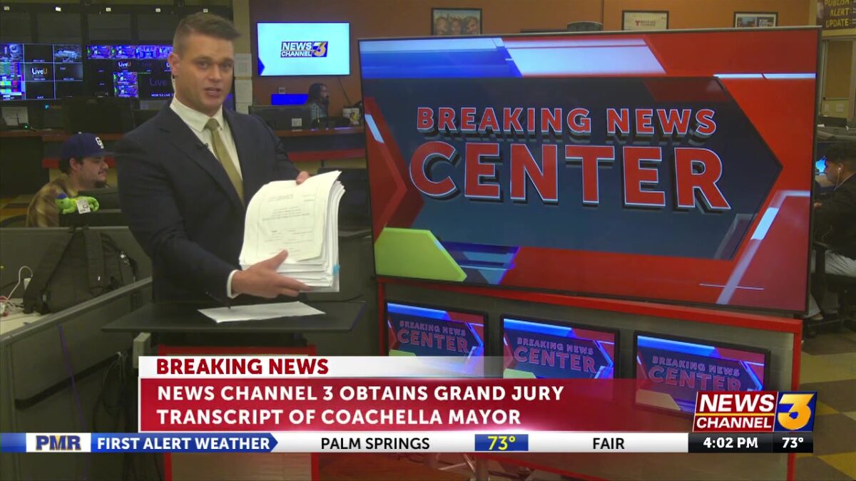 News Channel 3 obtains grand jury transcript of indicted Coachella mayor