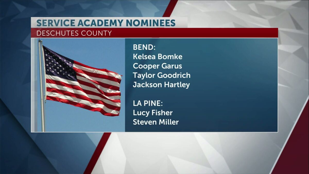 Congressman Cliff Bentz nominates 6 Central Oregon students for service academies; 16 statewide