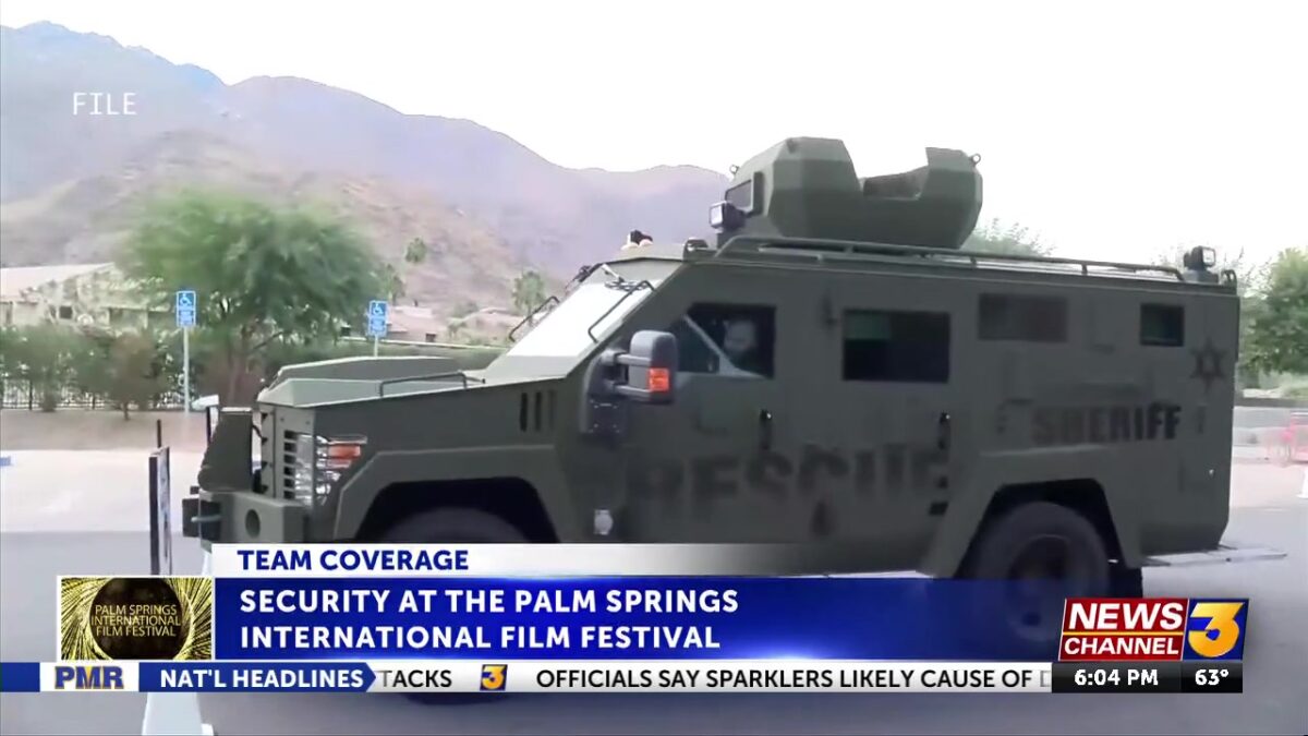 Palm Springs PD plans safety measures for Palm Springs International Film Festival