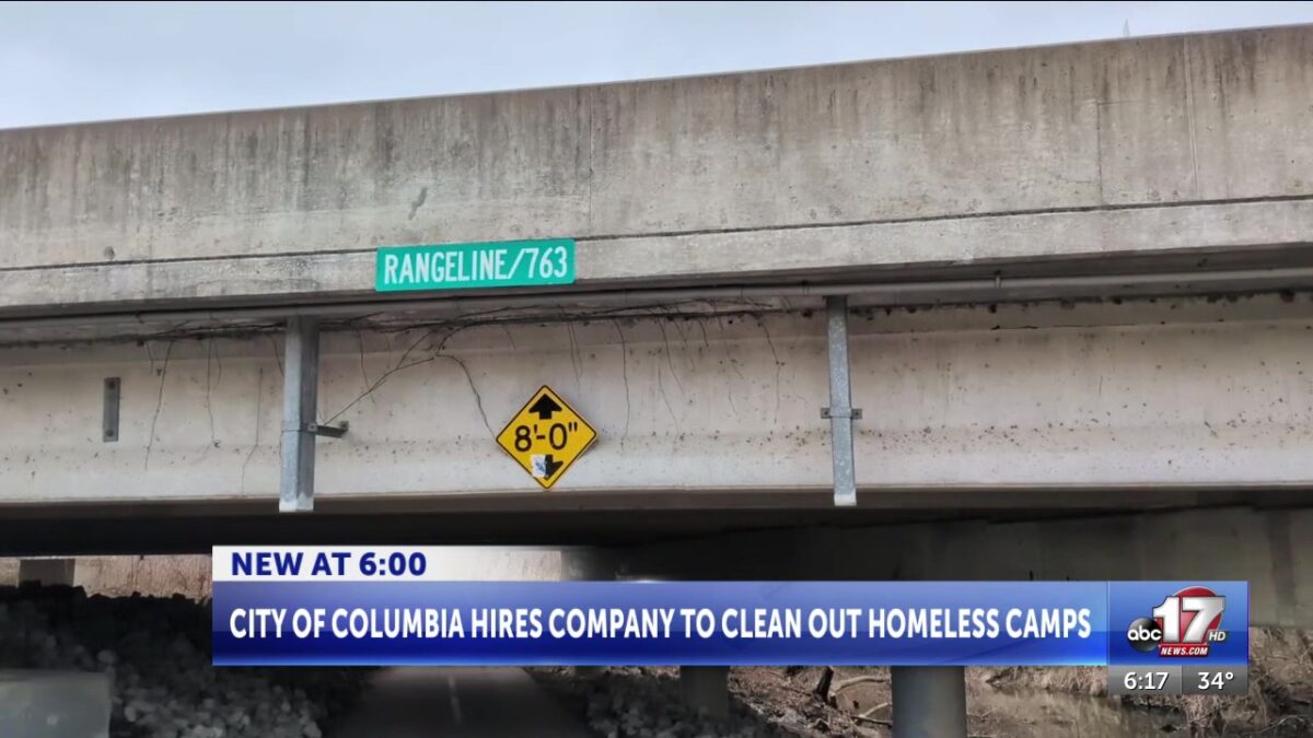Columbia enters agreement with company to clean out homeless camps
