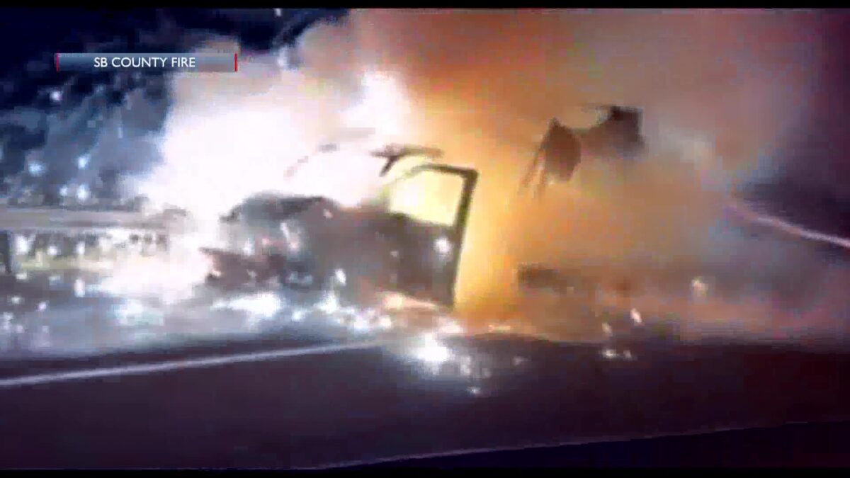 Box Truck Fire Extinguished Off Highway 101 North