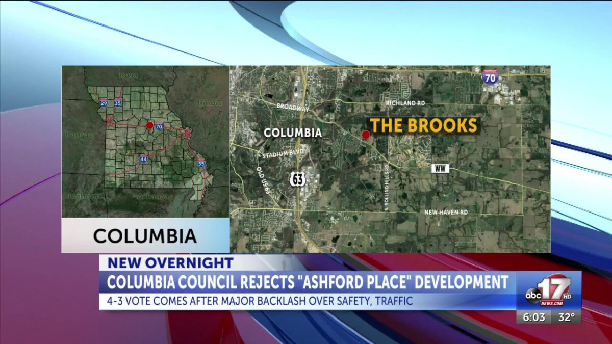 Columbia City Council rejects Ashford Place development