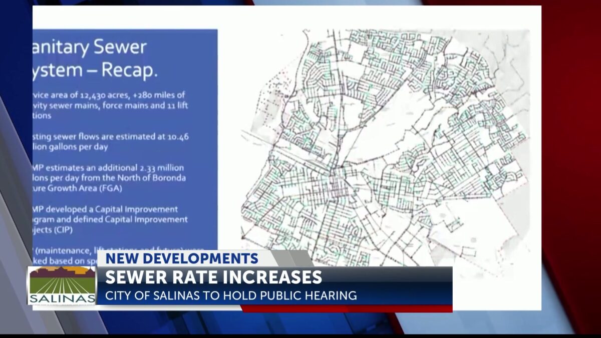 Salinas to hold a public hearing over proposed sewer rate increase