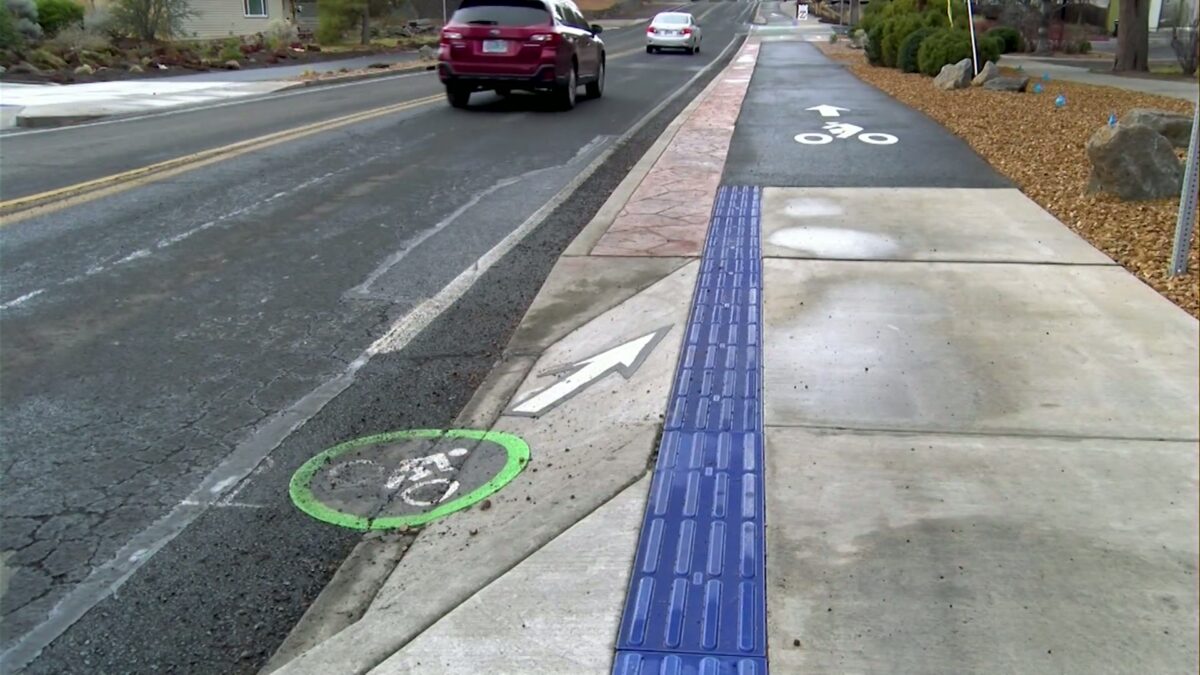 Construction to community corridor: Franklin Avenue in midtown Bend reopens with new safety improvements