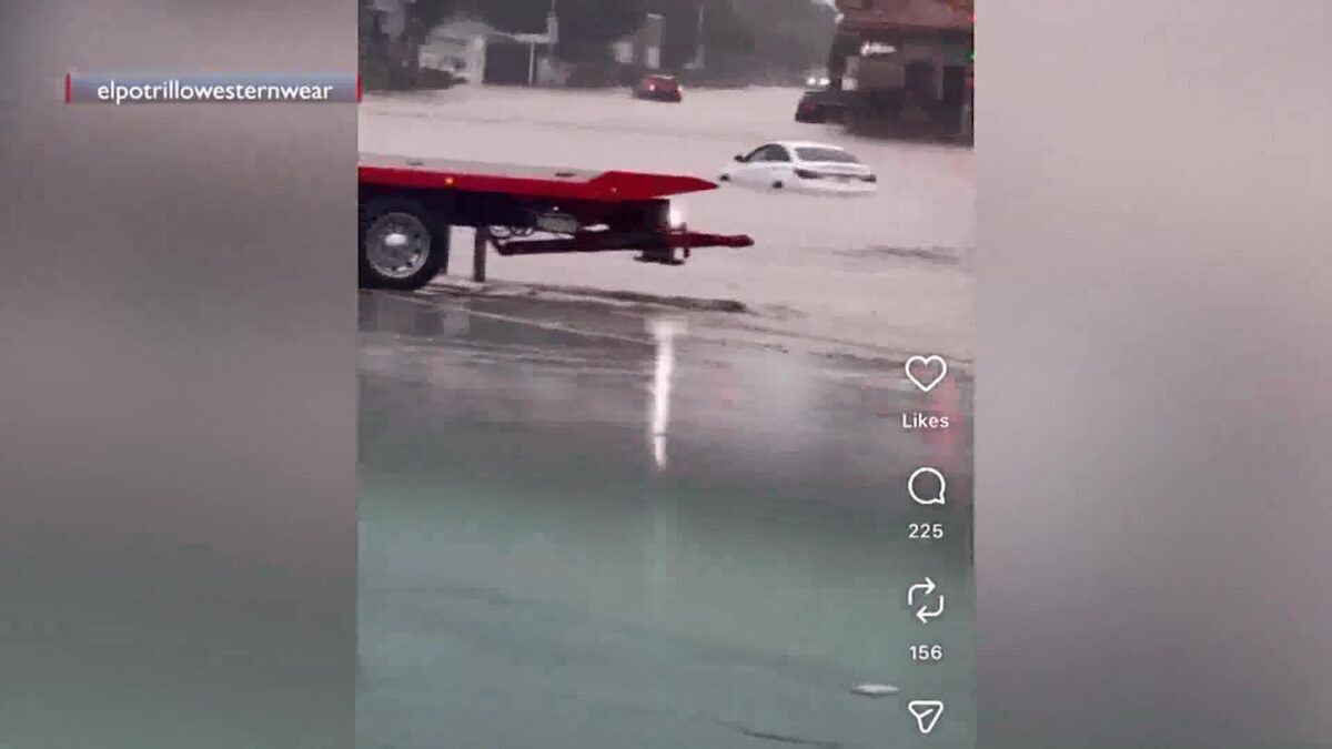 Storm Leaves Mud and Debris Behind in Old Town Goleta and SBCC parking lots