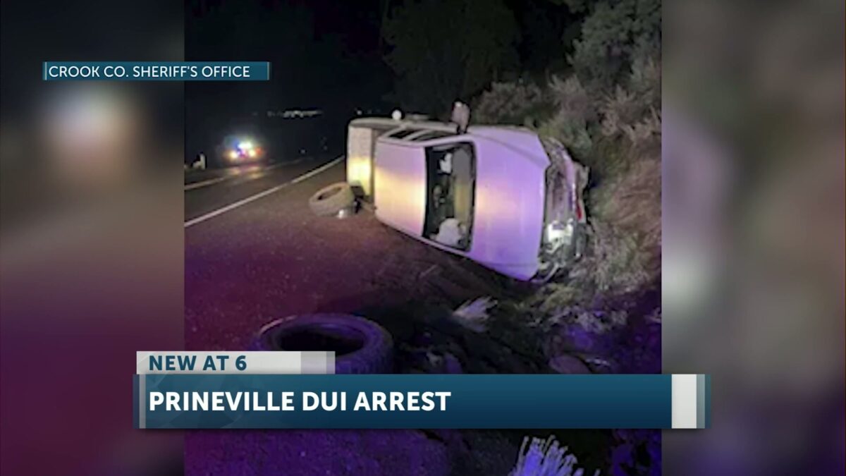 Crook County Sheriff’s Office arrests driver following Saturday evening crash