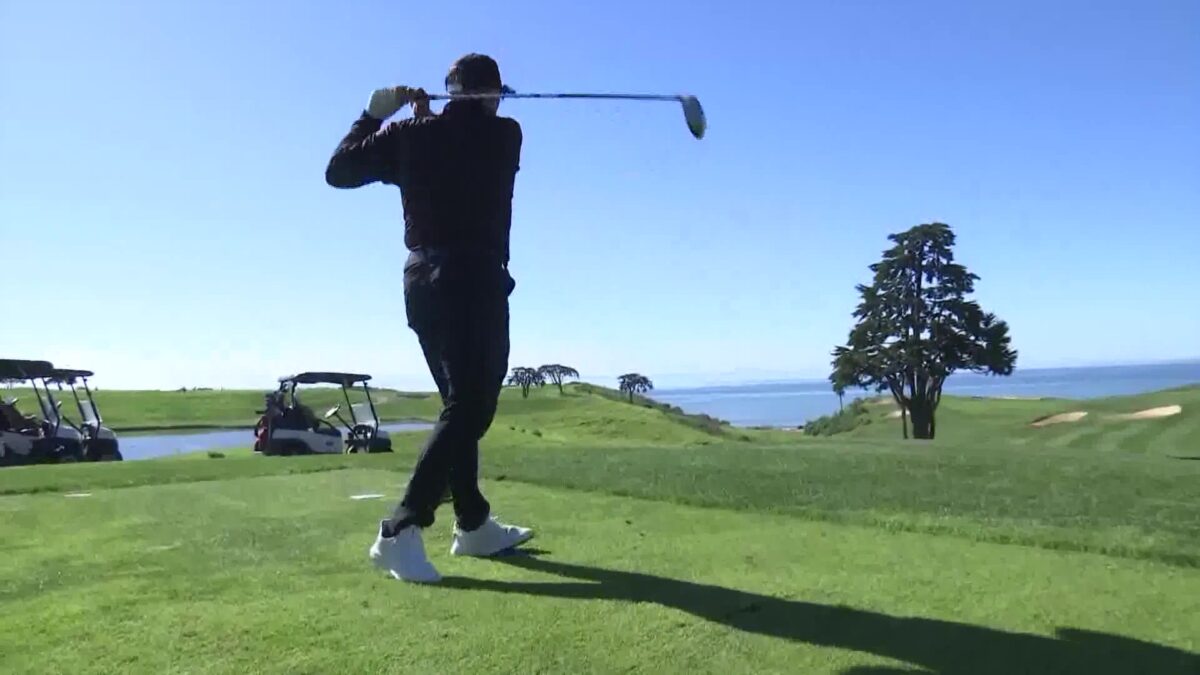 Visually impaired players showcase abilities at annual blind golf tournament in Goleta