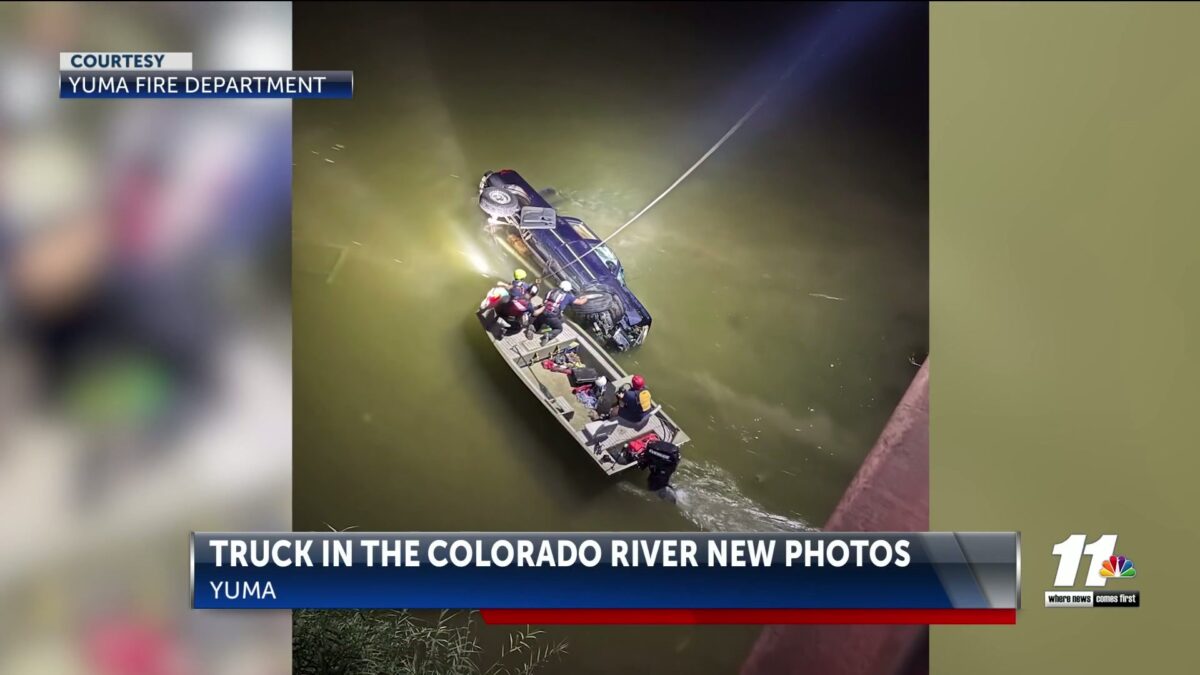 YFD responds to vehicle in Colorado River