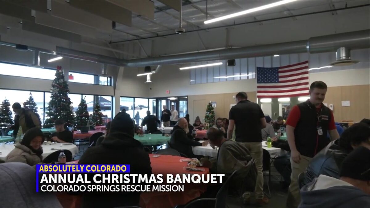 ABSOLUTELY COLORADO: Springs Rescue Mission holds annual Christmas banquet