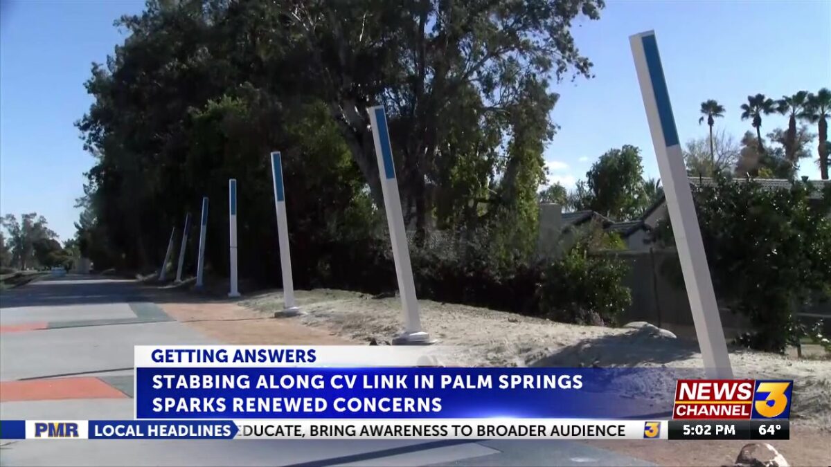 Stabbing along CV Link in Palm Springs sparks renewed concerns about trail safety