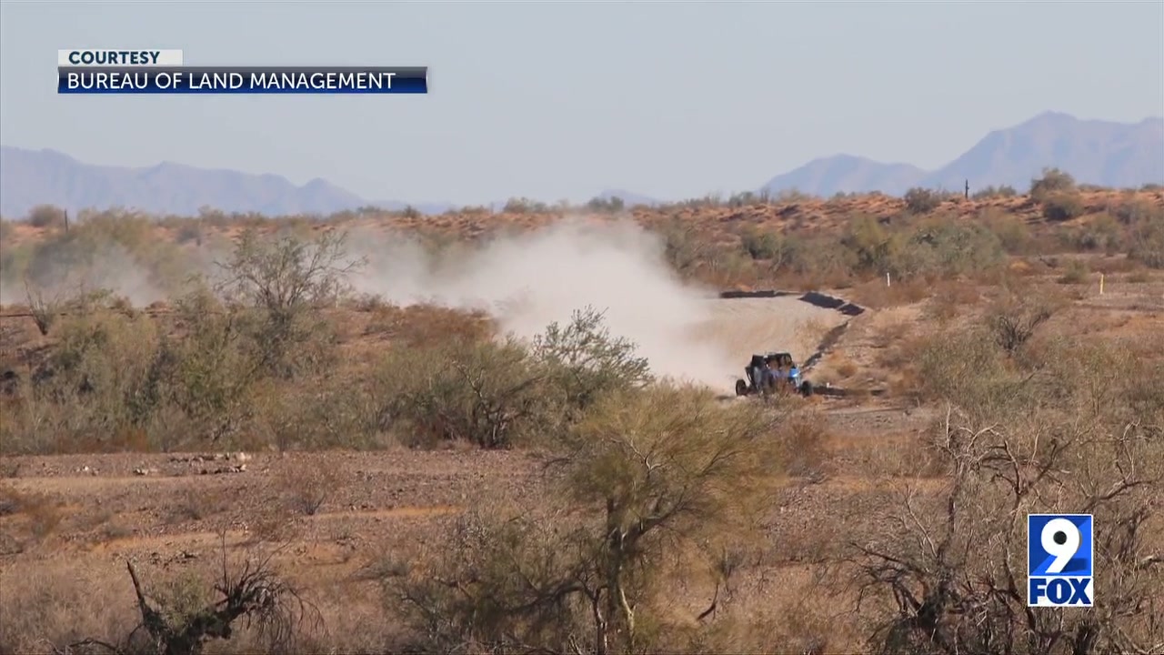 Selected BLM lands temporarily restricted for Parker 400 race