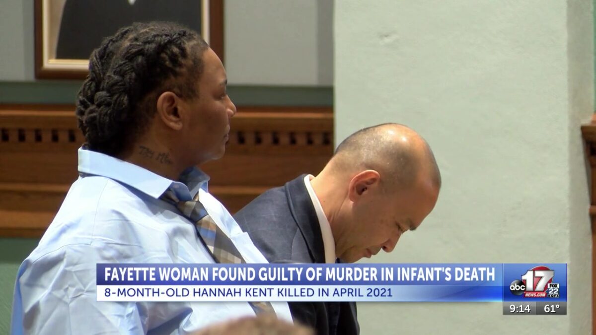 Fayette woman found guilty of murder in infant’s 2021 death