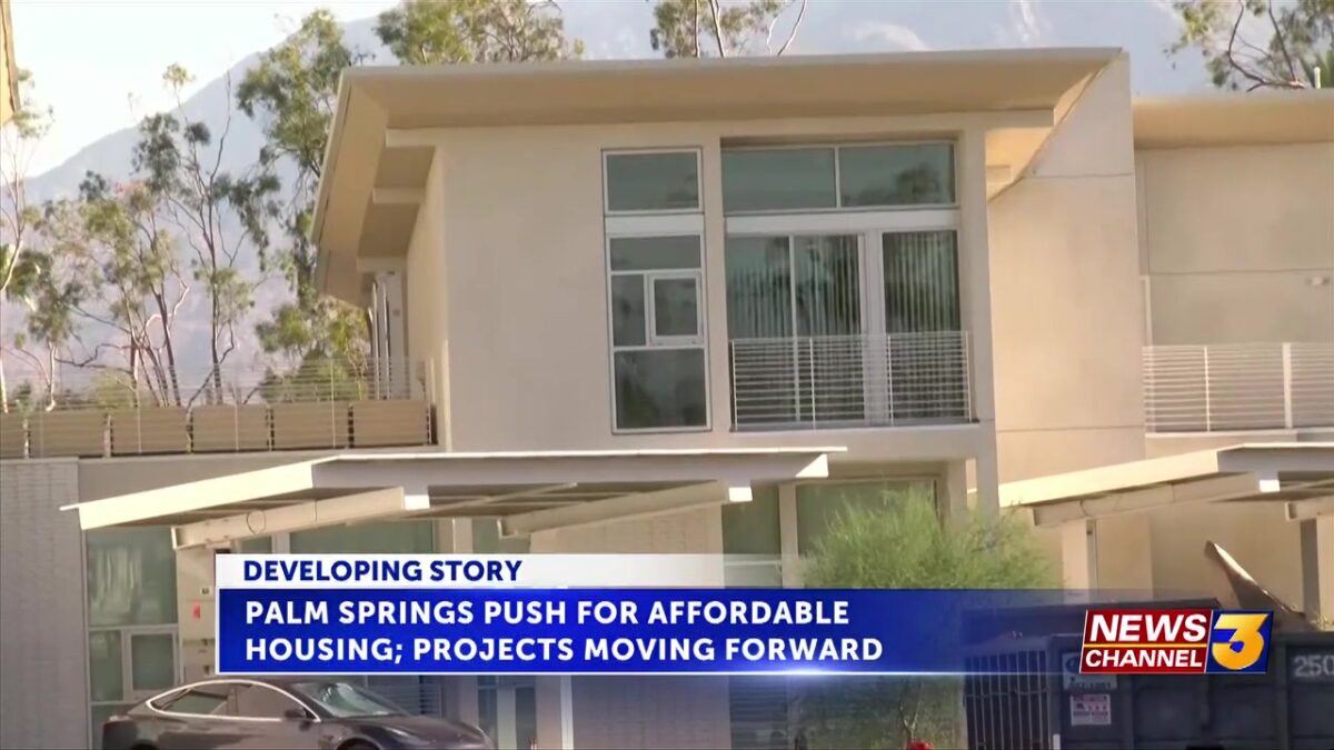 Palm Springs push for affordable housing