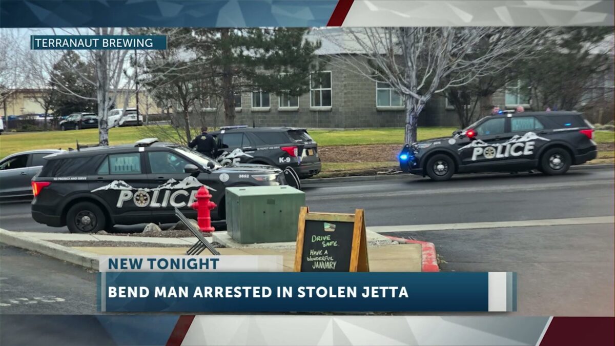Bend Police nab suspect driving stolen Jetta