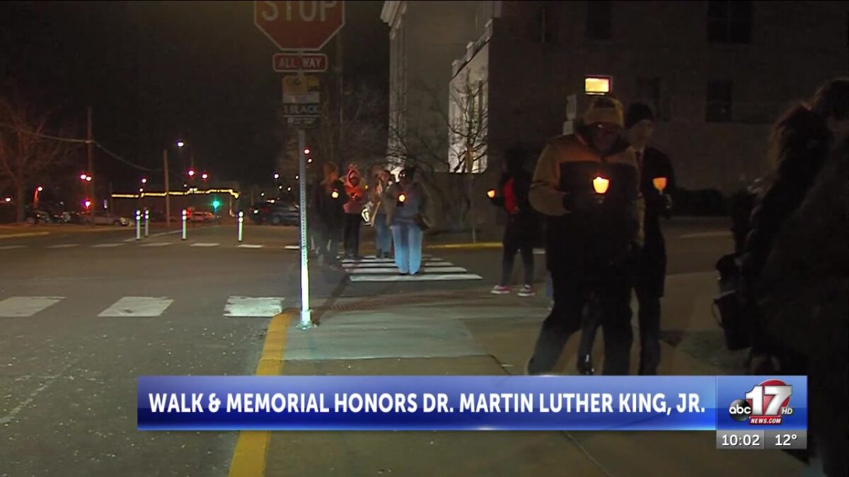 Columbia MLK candlelight walk