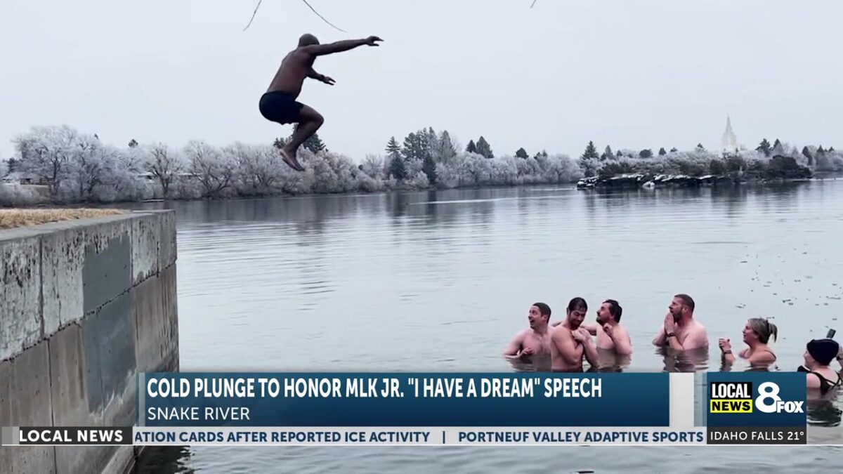 Plunging into Civil Rights: Polar plunge marks MLK Jr. Day