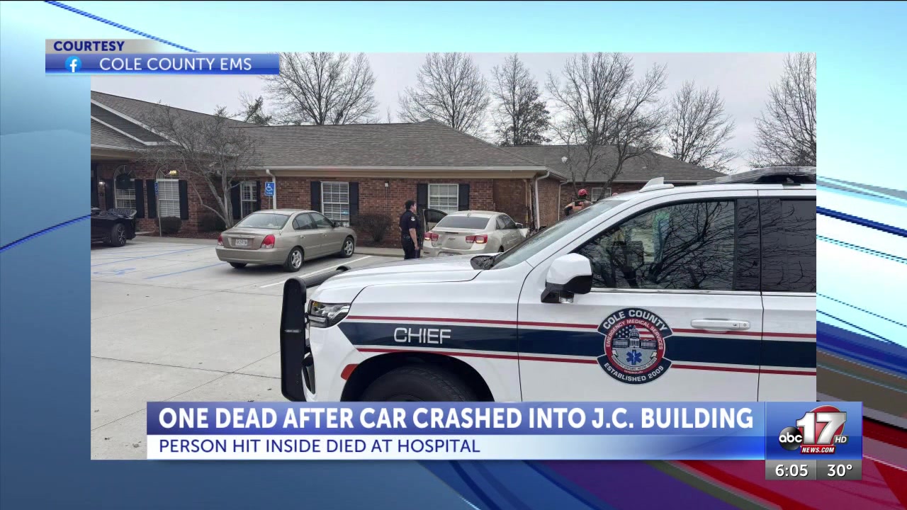 Victim dies from injuries after getting hit by vehicle that crashed into Jefferson City nursing home