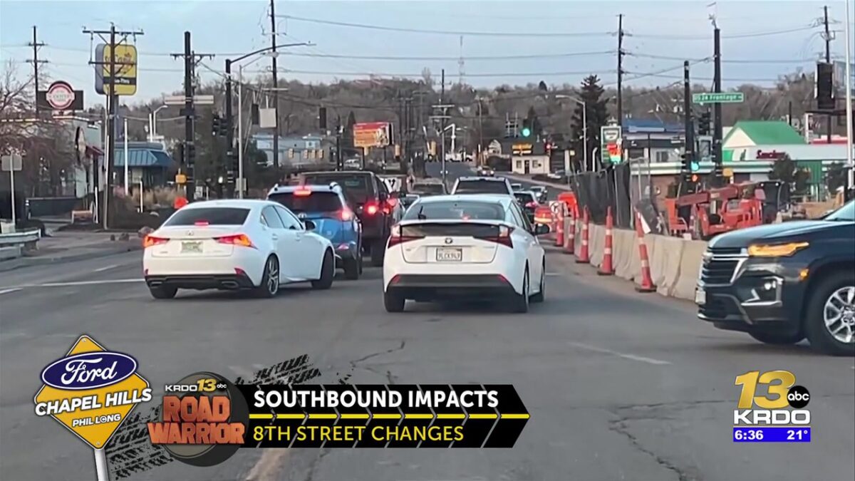 More changes on 8th Street project in Colorado Springs start on Monday