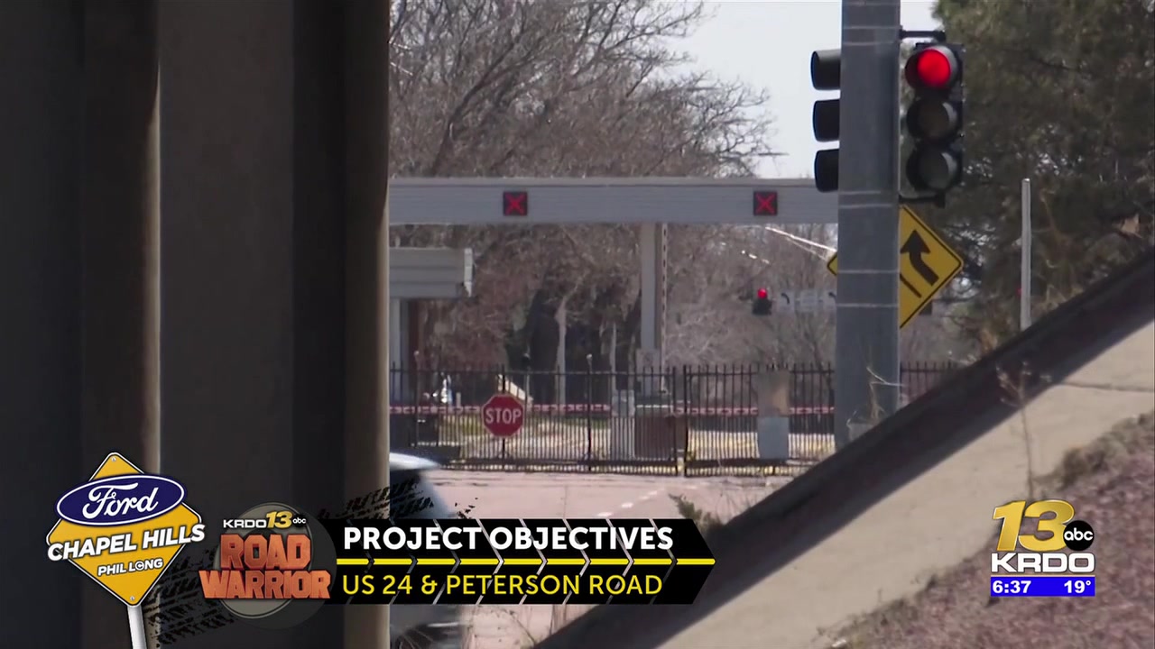 $15 million traffic project begins outside north gate of Peterson Space Force Base in Colorado Springs
