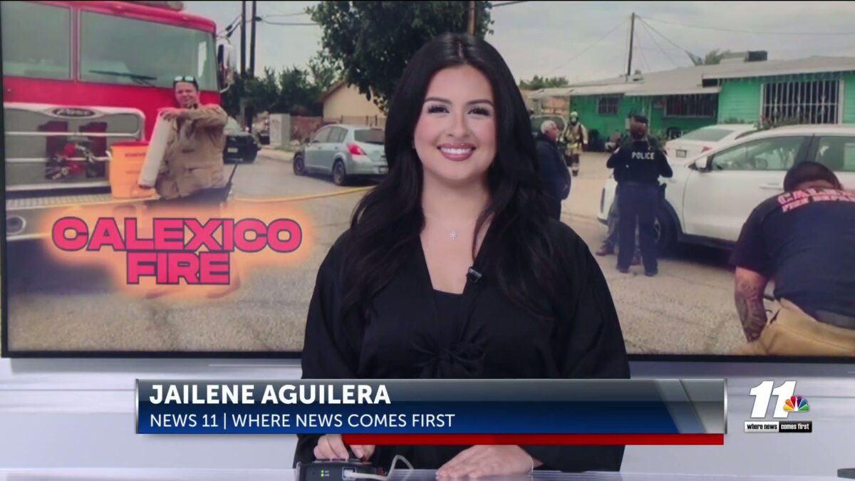 Calexico police rescue two people in house fire