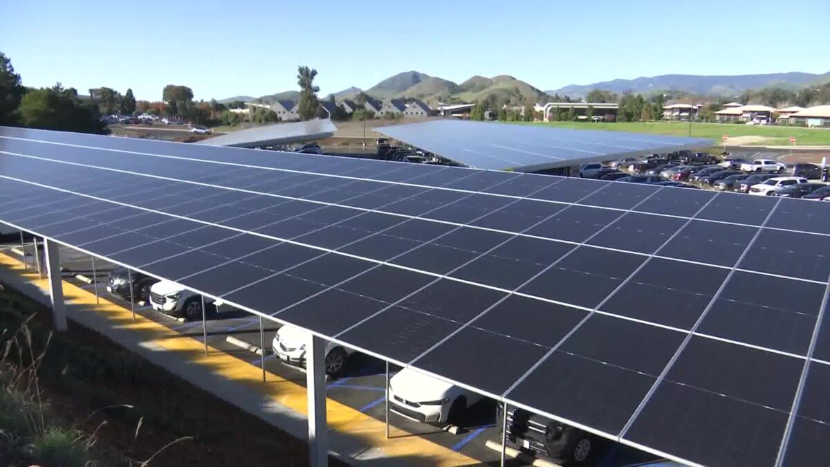 New Parking Lot Solar Canopies Helping Power The SLO County Airport