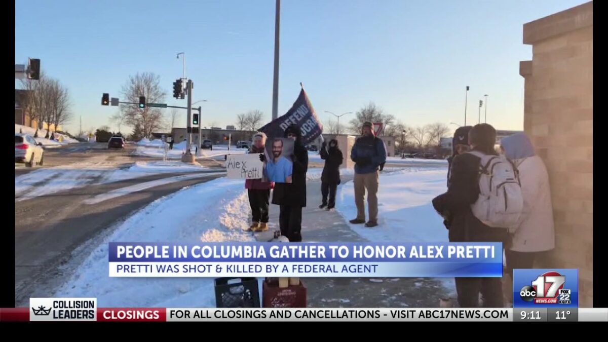 Vigil held in Columbia for Minneapolis ICE-shooting victim  